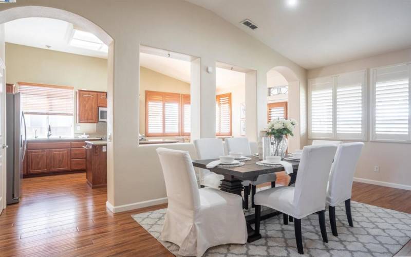 Dining Area and Kitchen