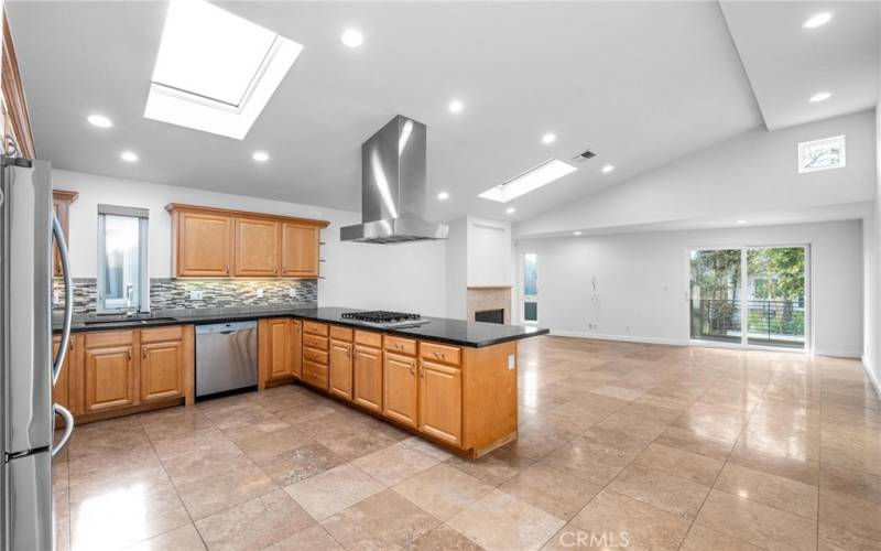 Large Gleaming Kitchen