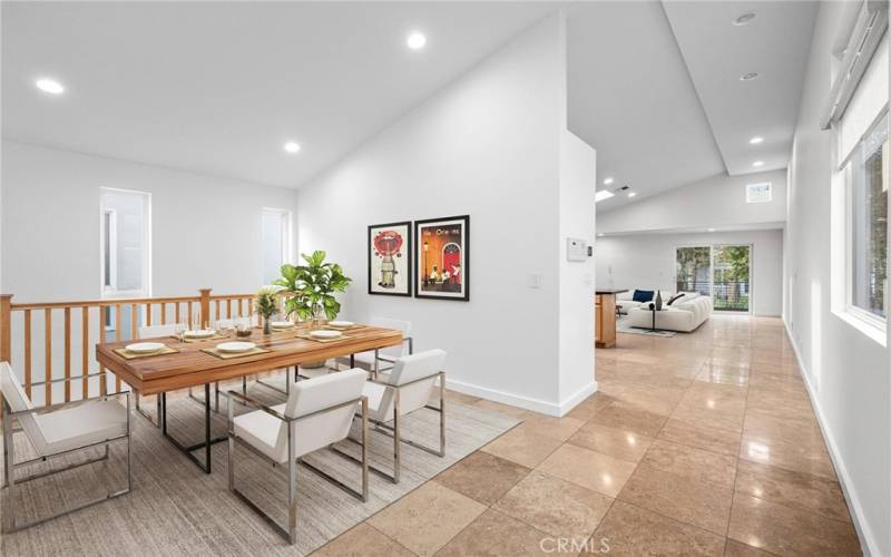 Dining Room Staged