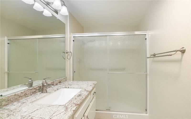 Large walk-in shower