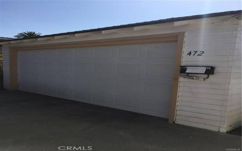 GARAGE - TENANT SHARES HALF THE GARAGE - RIGHT SIDE PLUS ENTIRE DRIVEWAY PARKING ON RIGHT HAND SIDE