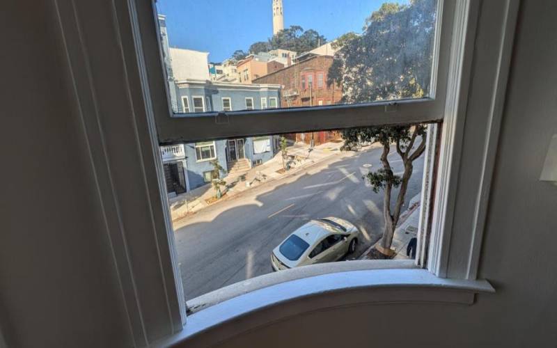 View of the Coit tower from living room.