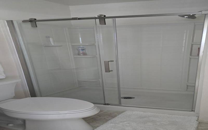 Primary en-suite new shower stall