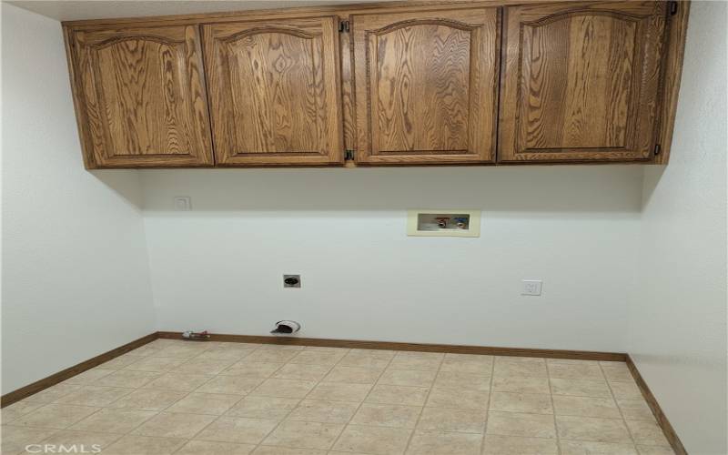 Indoor laundry room