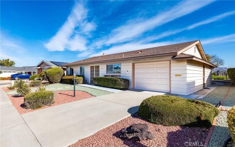 Single Car Garage with driveway