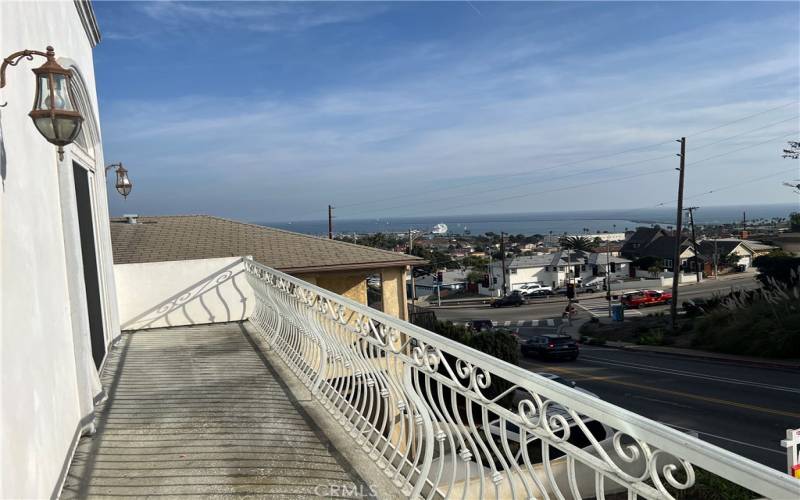 BALCONY OFF THE MASTER BEDROOM