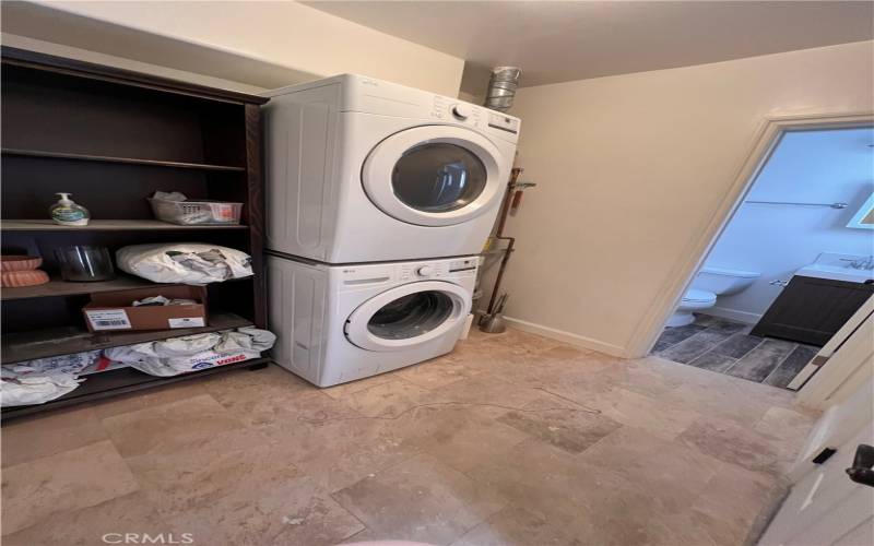 Laundry Room next to Kitchen