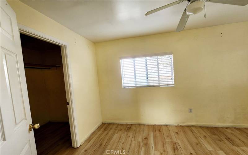 Bedroom #2/ walk-in closet