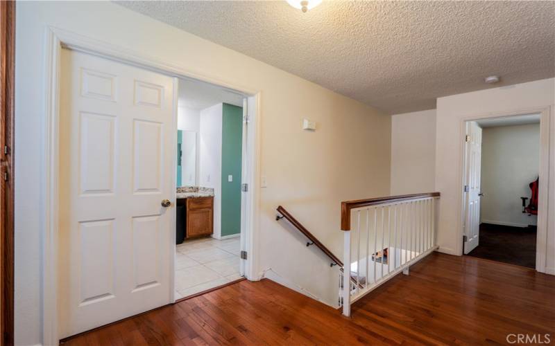 Upstairs View of hallway