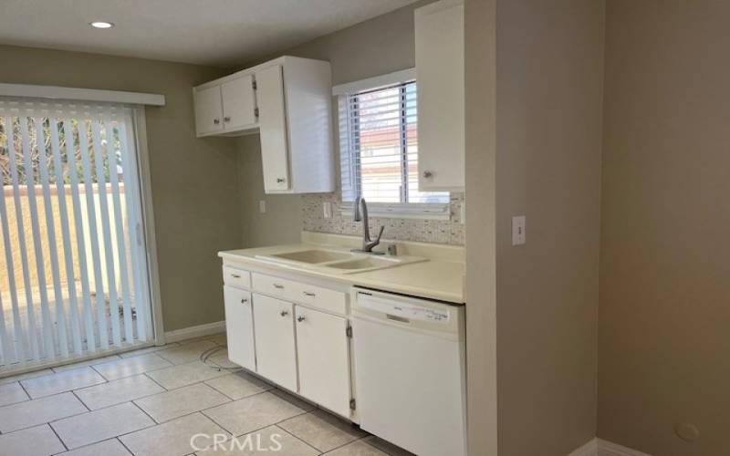 Kitchen includes dishwasher