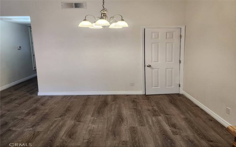 Dining Area and Closet