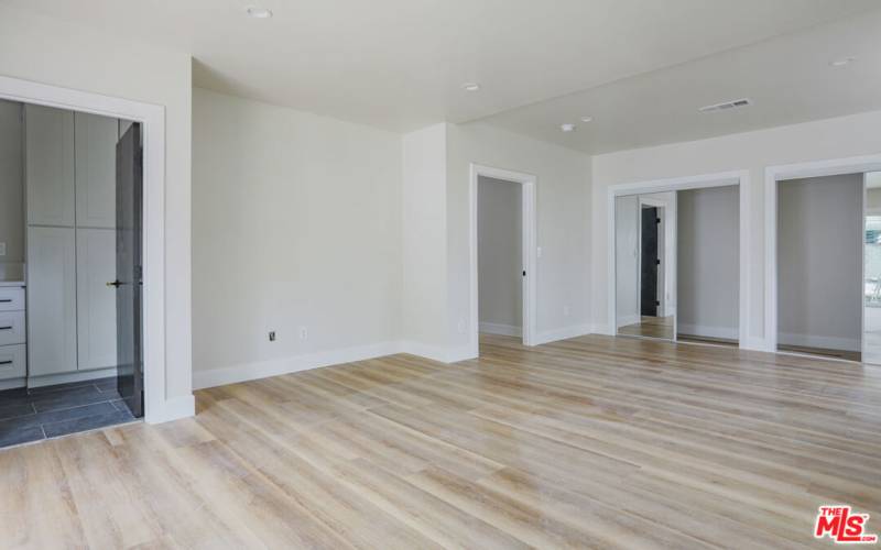 Oversized master bedroom