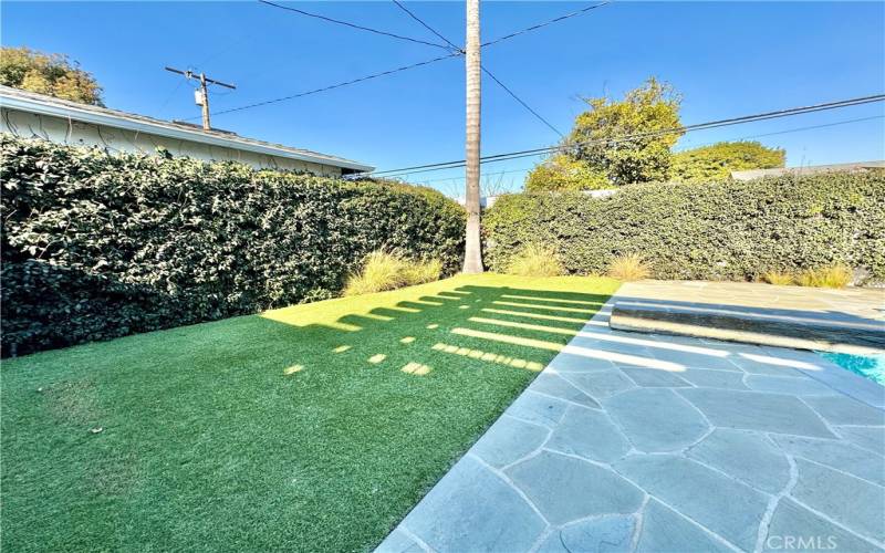 artificial turf - backyard