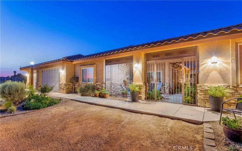 Front of Home | Gated Private Courtyard