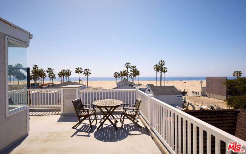 Rooftop Deck with Ocean Views