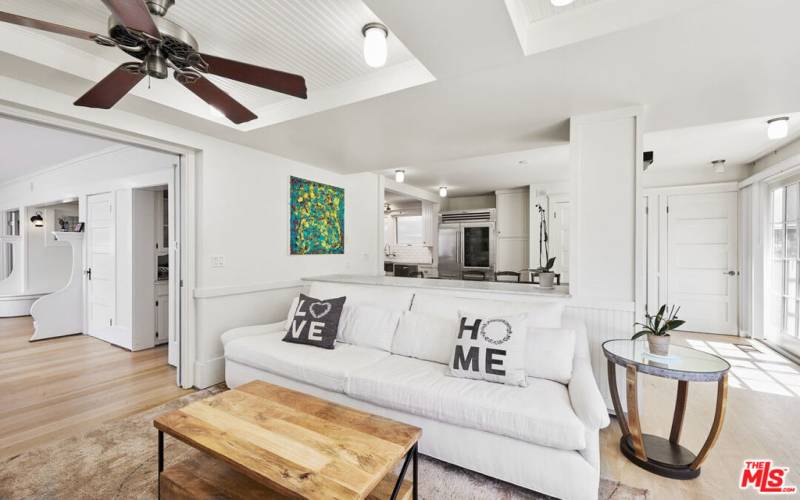 Family Room off Living Room & Kitchen