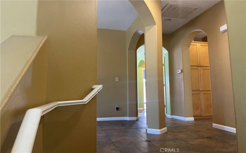 UP THE STAIRS TO DINING ROOM