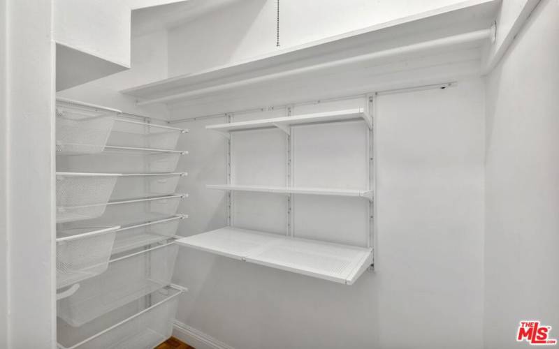 Large walk-in pantry