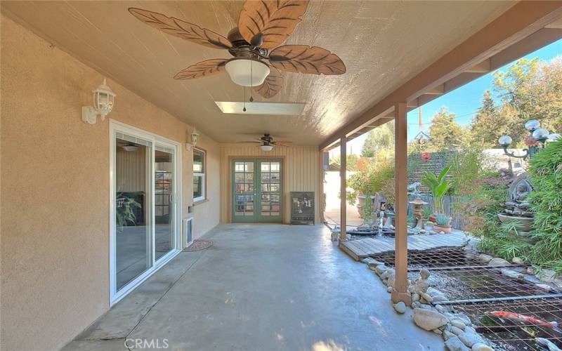 Covered patio