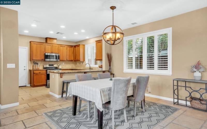 Dining area