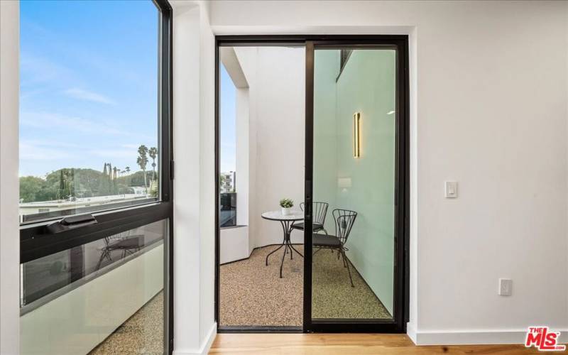 Master bedroom balcony