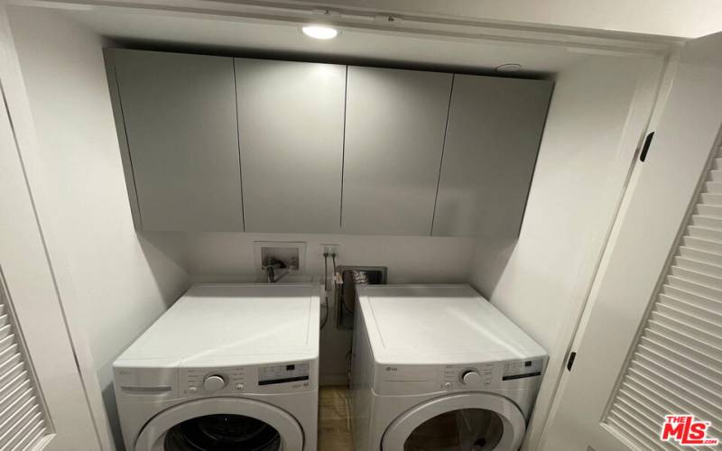 Washer and dryer in unit