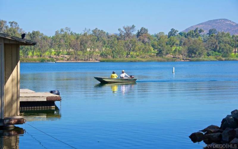 Lake Murray is stocked for fishing.