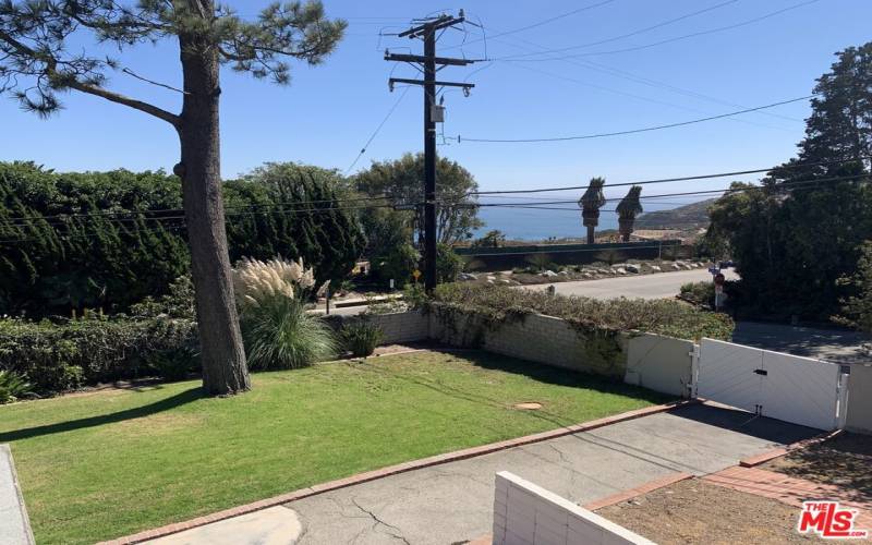 ocean view from primary bedroom