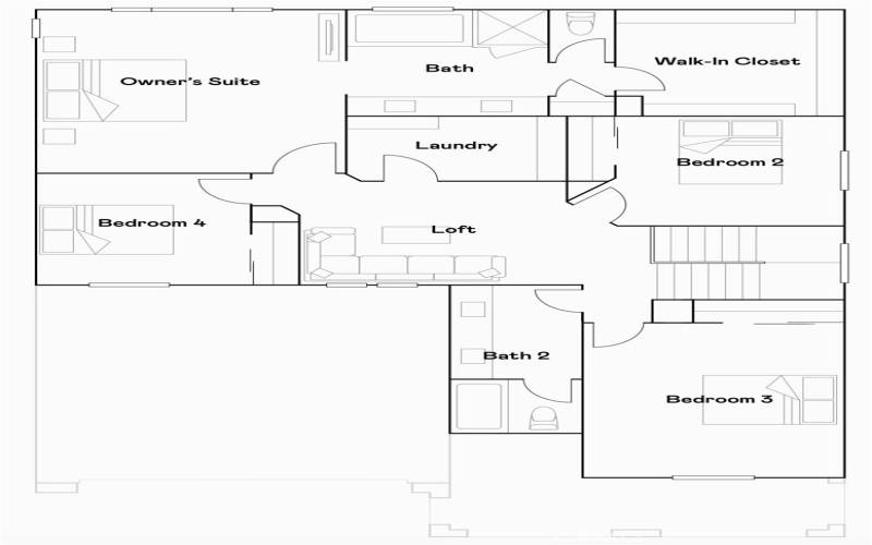 Residence 3 - Level 2 Floorplan