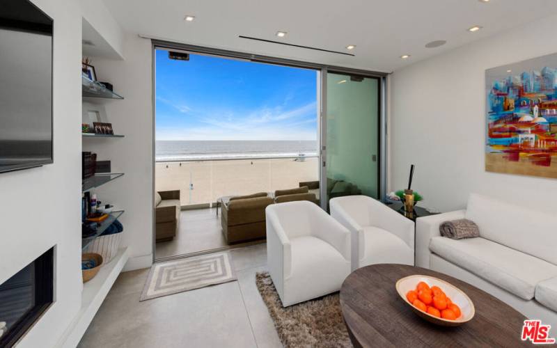 Living Room | Balcony | Beach Front View