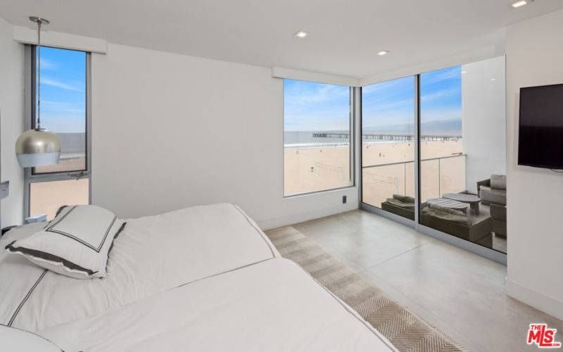 Guest Bedroom With Beach Front Views