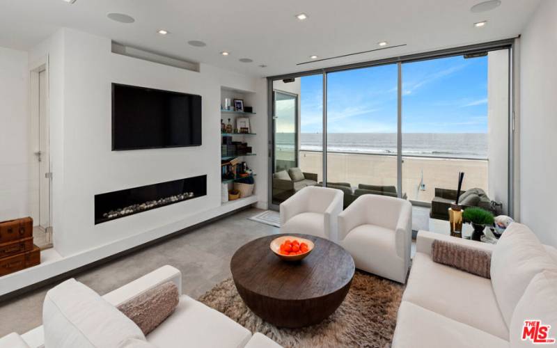 Living Room |  Balcony | Beach Front View