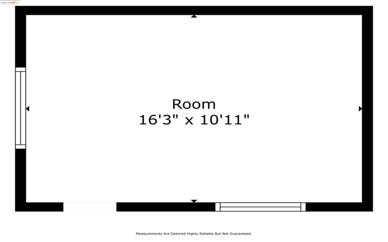 Bonus Room / Storage Room Floor Plan