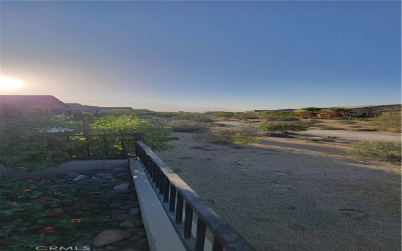 Open Space behind the home