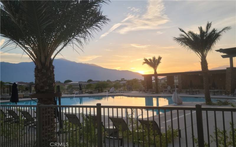 Pool at Dusk