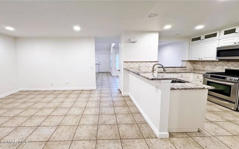 Family room-Kitchen to front door