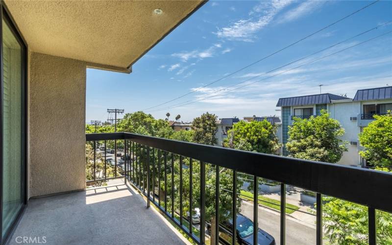 Balcony and view