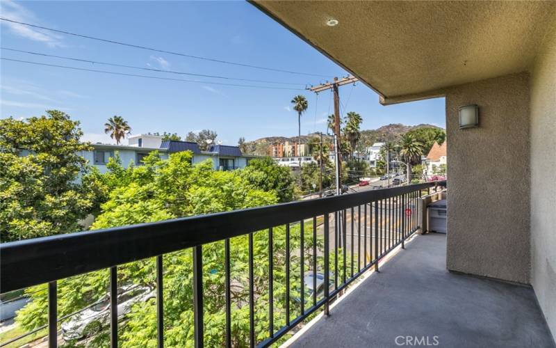 Balcony and view