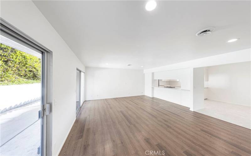 Dining & Living Area, Looking towards Kitchen