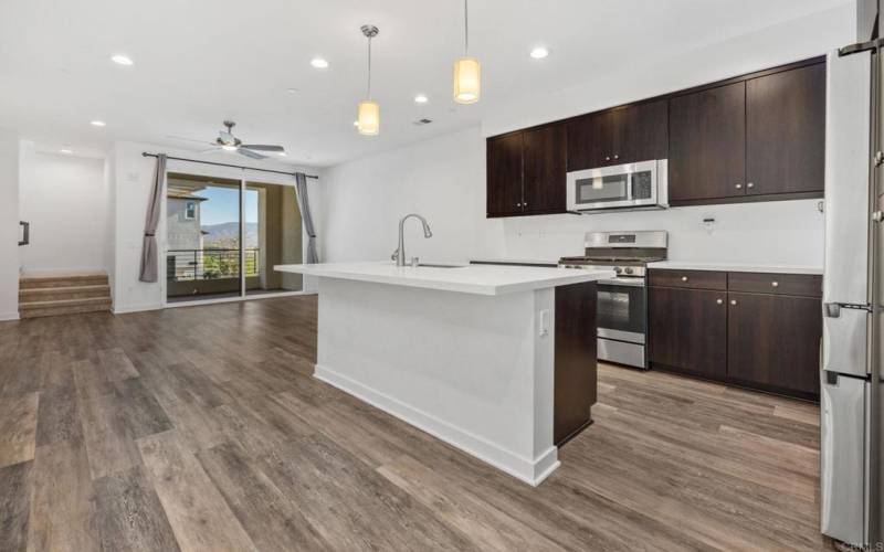 kitchen living room