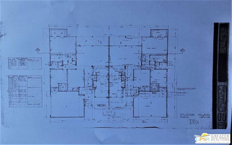 Original Architect Plans