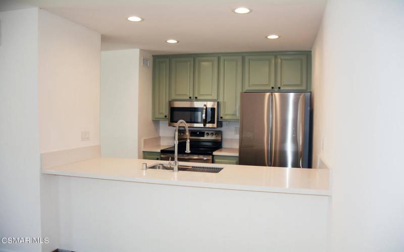 Kitchen from dining room