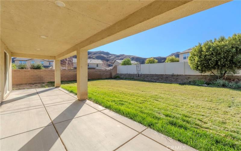 Huge Covered Patio