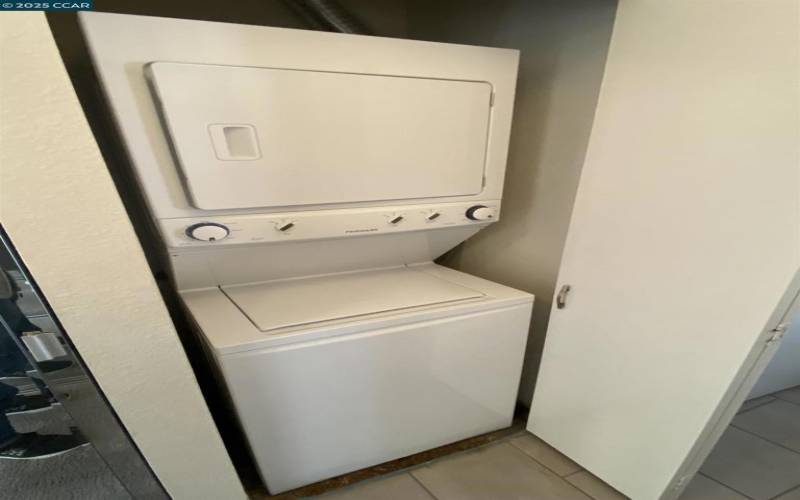 Laundry inside unit