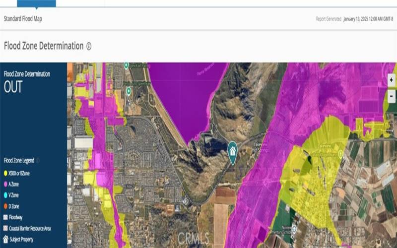 Flood map