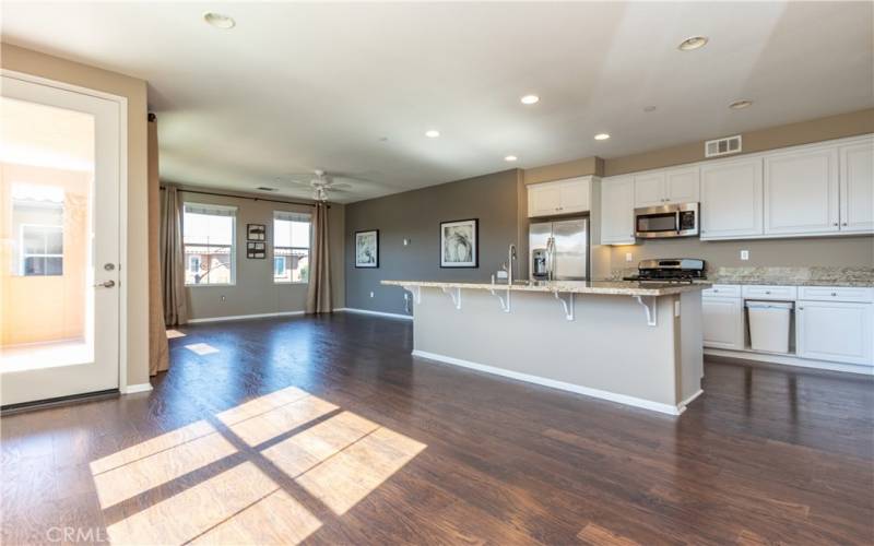 Open floor plan in main living area.