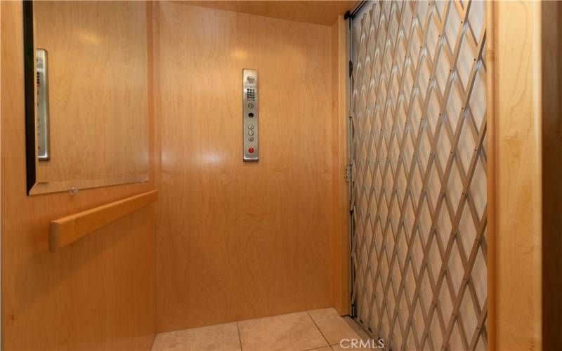 Elevator to living level.