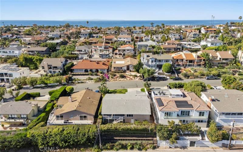 Aerial view of the back of 33872 Granada Drive.