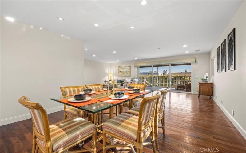 Having guests over for meals is easy with the formal dining room being adjacent to both kitchen and living room.