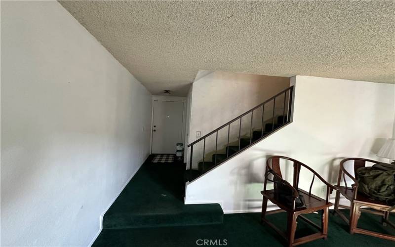 Entrance and stairway to 2nd floor